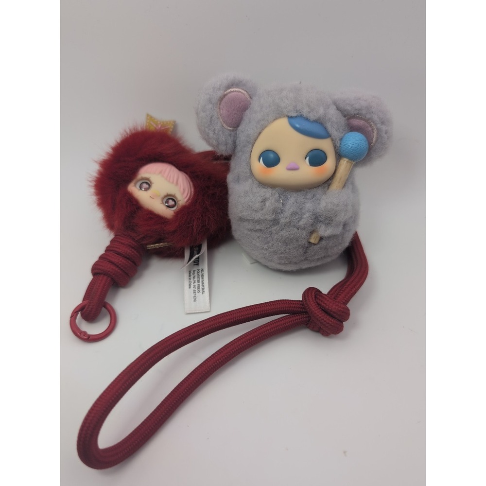 Keychain Lot Of 2 Pop mart Pucky Tap Tap Cleverness Maymei Sagittarius
